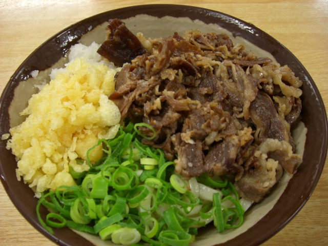 桃山亭：肉ぶっかけ