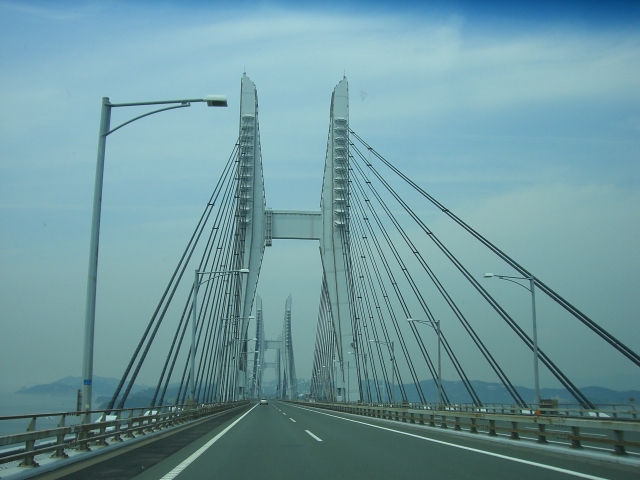 帰路：瀬戸大橋