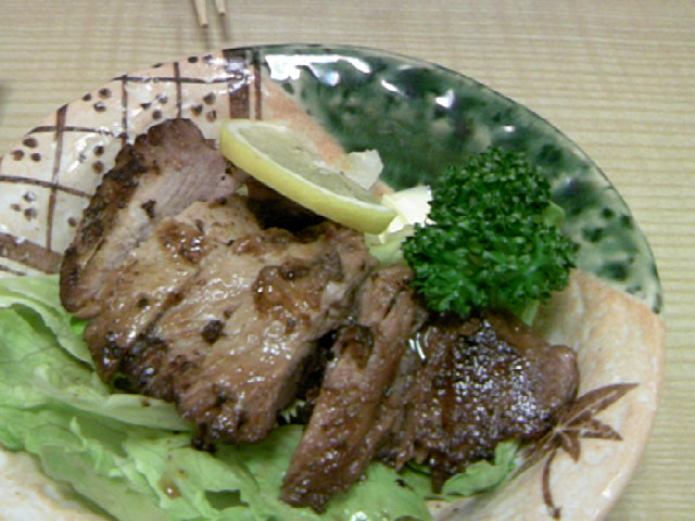 鮪ほほ肉焼き
