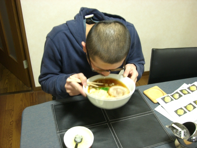 会長試食