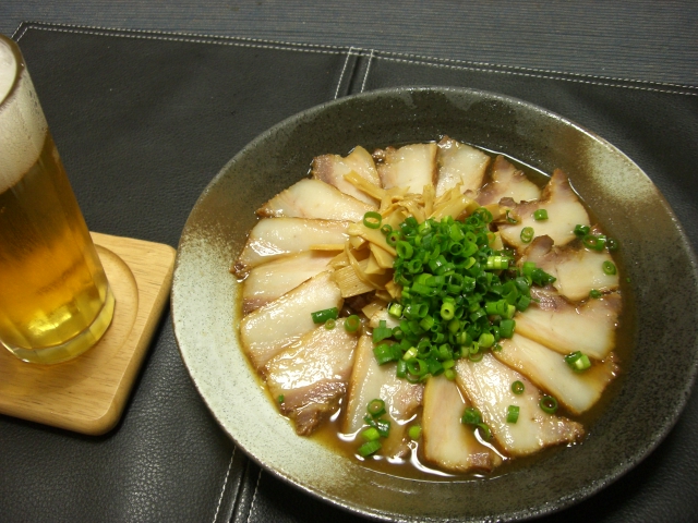 皿チャーシュー