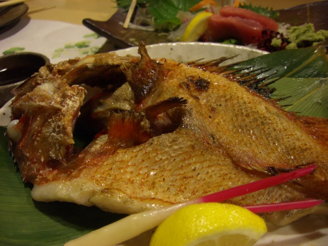 キンキ塩焼き