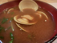 ハマグリ赤だし