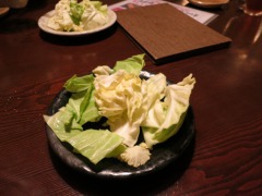 お通しキャベツ