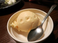バニラアイスでシメっ