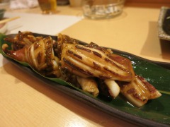 真イカ肝焼き
