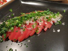 薬味たっぷりトマトスライス