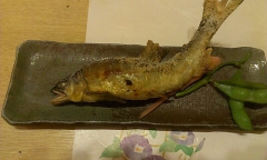 鮎塩焼き
